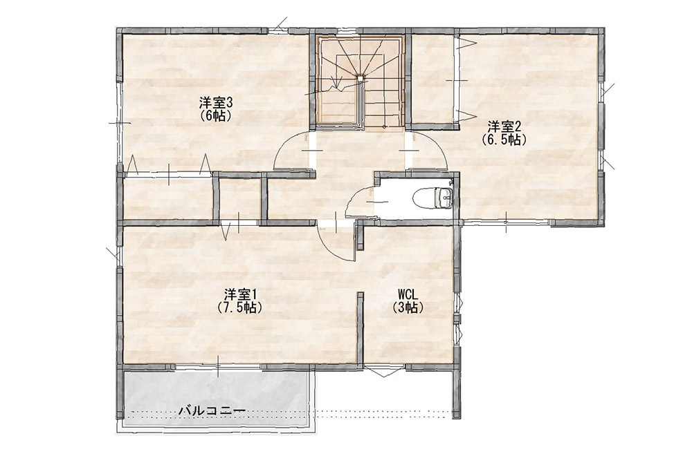 新築戸建て　間取り