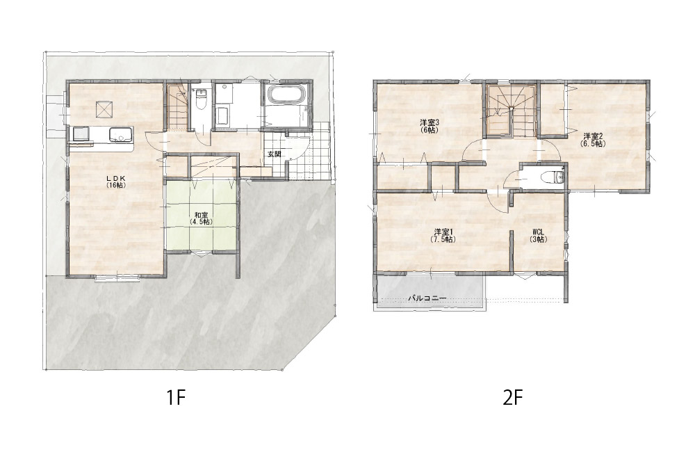 新築戸建て　間取り