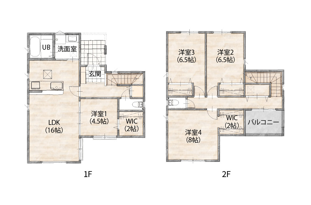 新築戸建て　間取り